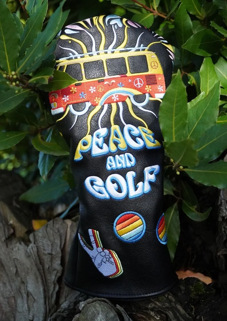 Peace & Golf Driver Headcover - Image 3